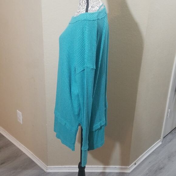 We the free waffle‎ pattern sweater sz 2 - Picture 6 of 7